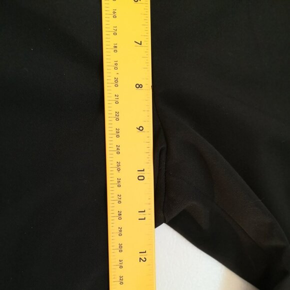 NWT Zara Women Size Medium Ladies Black Straight Leg Pants - Picture 13 of 14